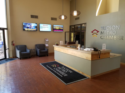 Tucson Metro Chamber of Commerce lobby remodel